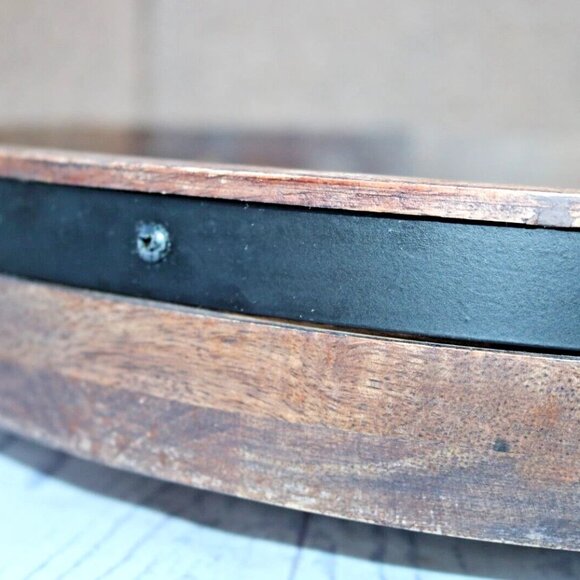 Mikasa Round Lazy Susan Serving Tray, 18-Inch, Mango Wood - Picture 10 of 16